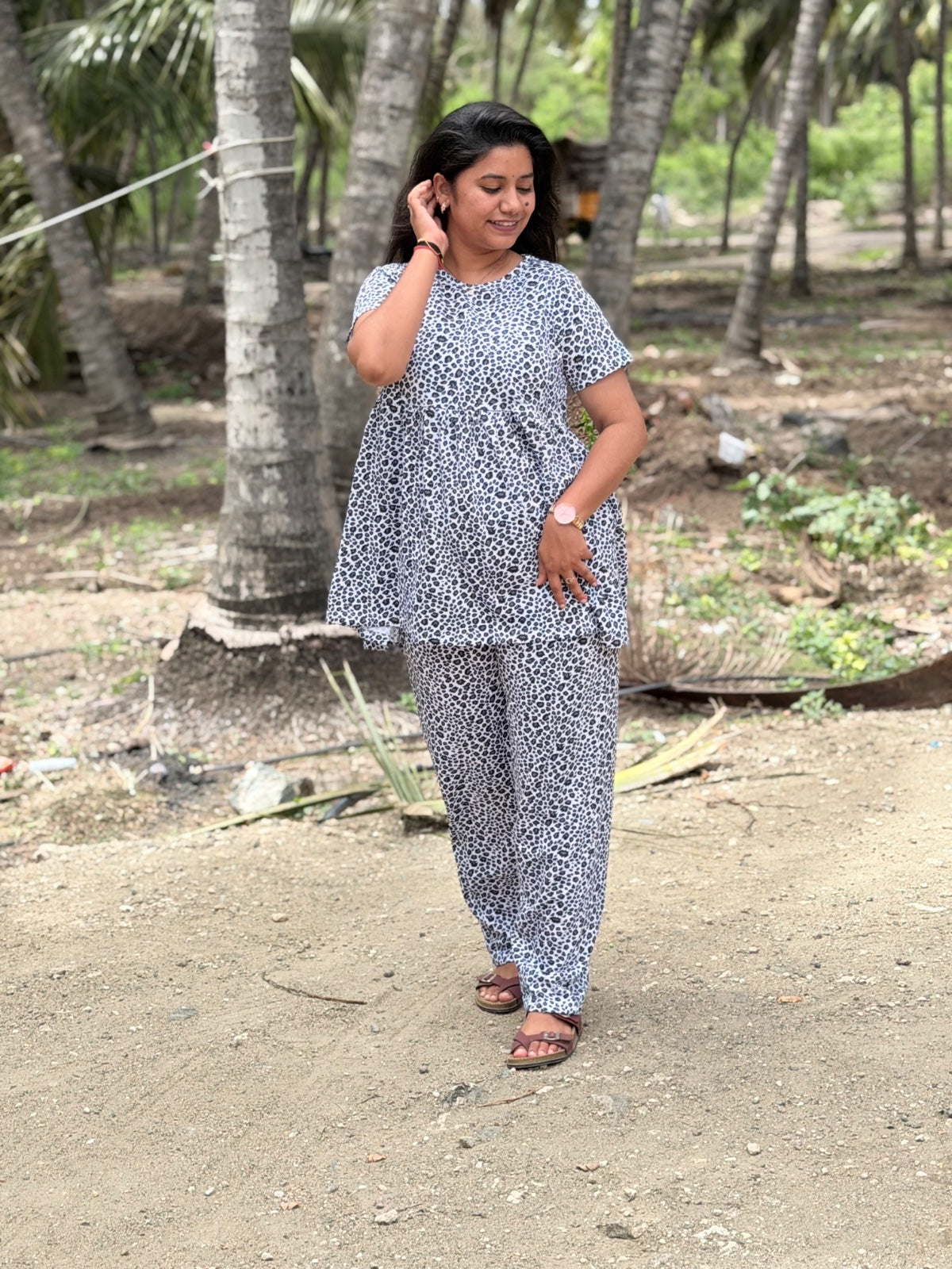 Peplum Co ords (Night suits) - NS02