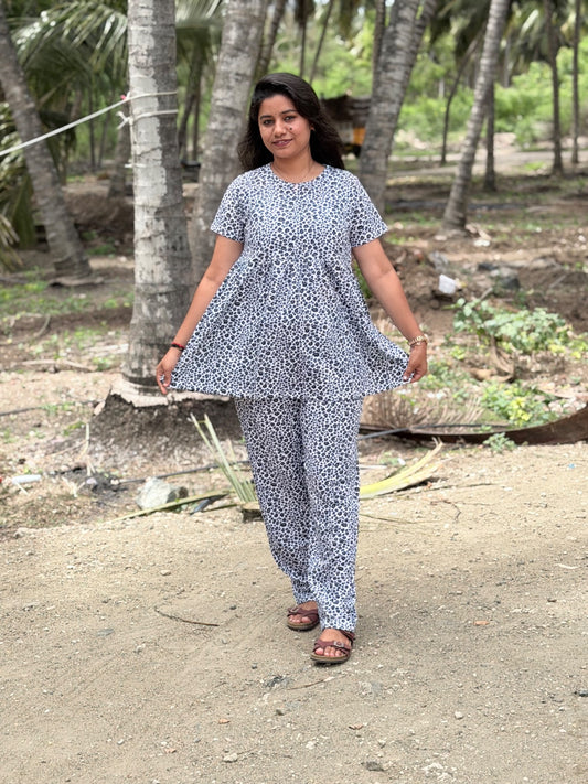 Peplum Co ords (Night suits) - NS02
