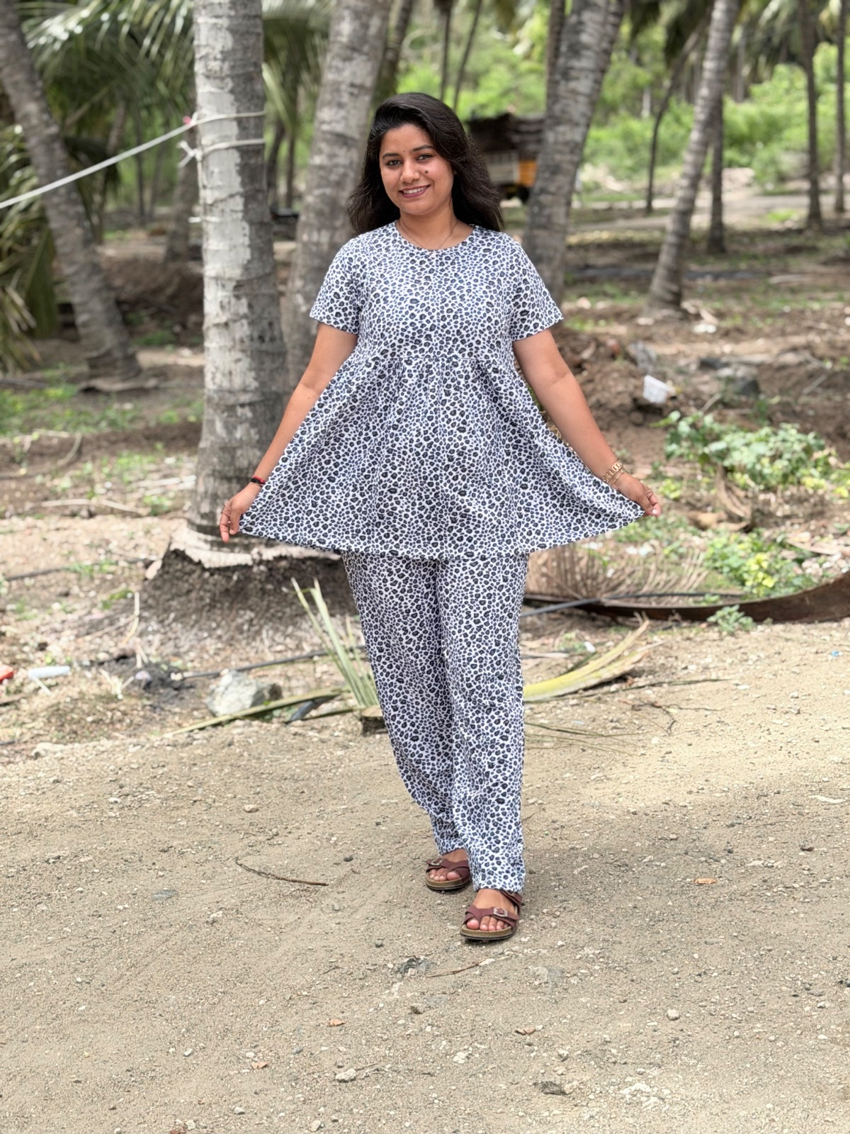 Peplum Co ords (Night suits) - NS02