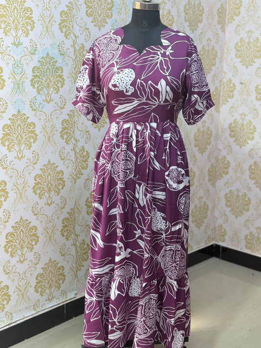 Premium Cotton Frock - CFF230