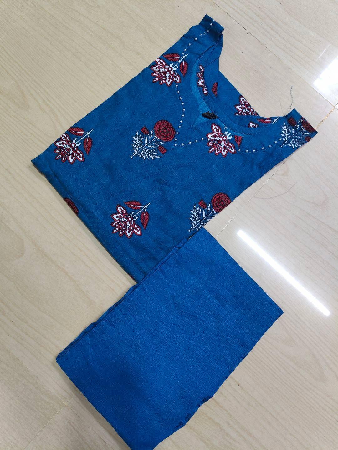 Jaipur Cotton Kurti with Pant  JCK31 (Check Our Size Chart Before Placing the Order)