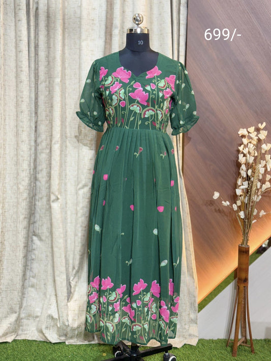 Georgette Feeding Frock GEF26