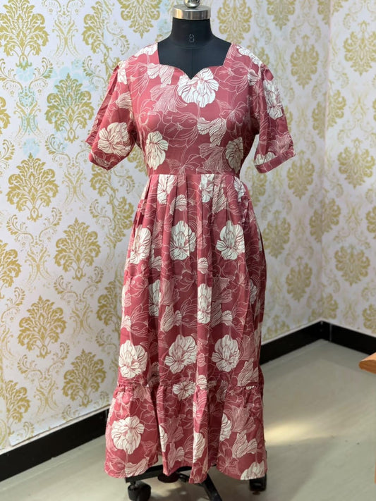 Premium Cotton Frock - CFF232