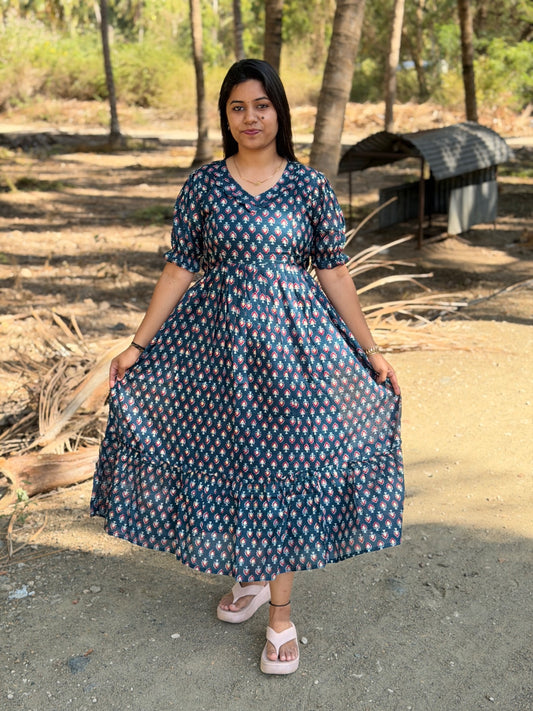 cotton Feeding Frock GEF28