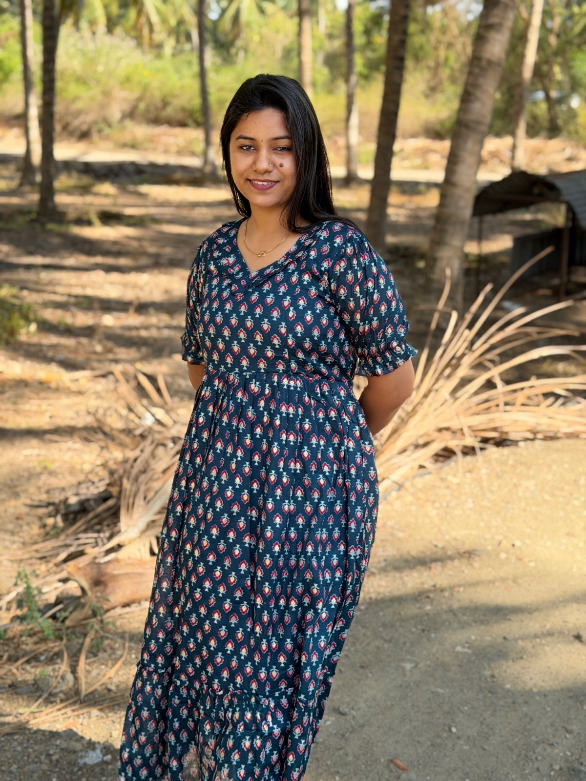 cotton Feeding Frock GEF28