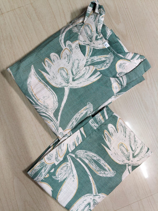 Cotton Kurti With Phant  CKP32