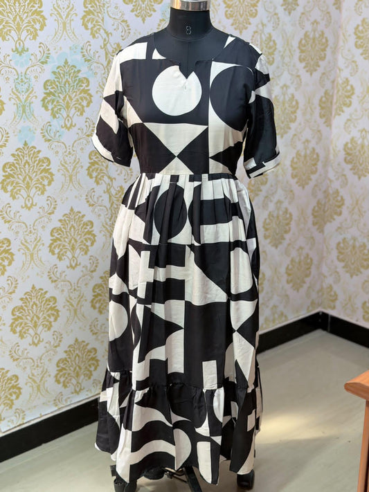 Premium Cotton Frock - CFF233