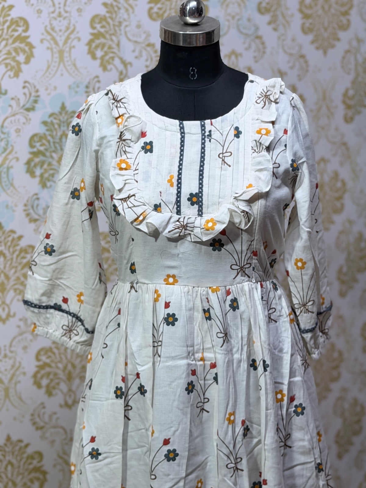 cotton Feeding Frock GEF32