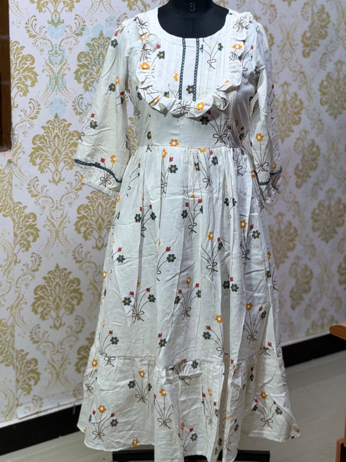 cotton Feeding Frock GEF32