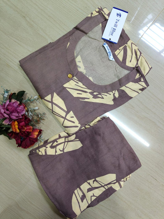 Cotton Capsule Kurti - PK134