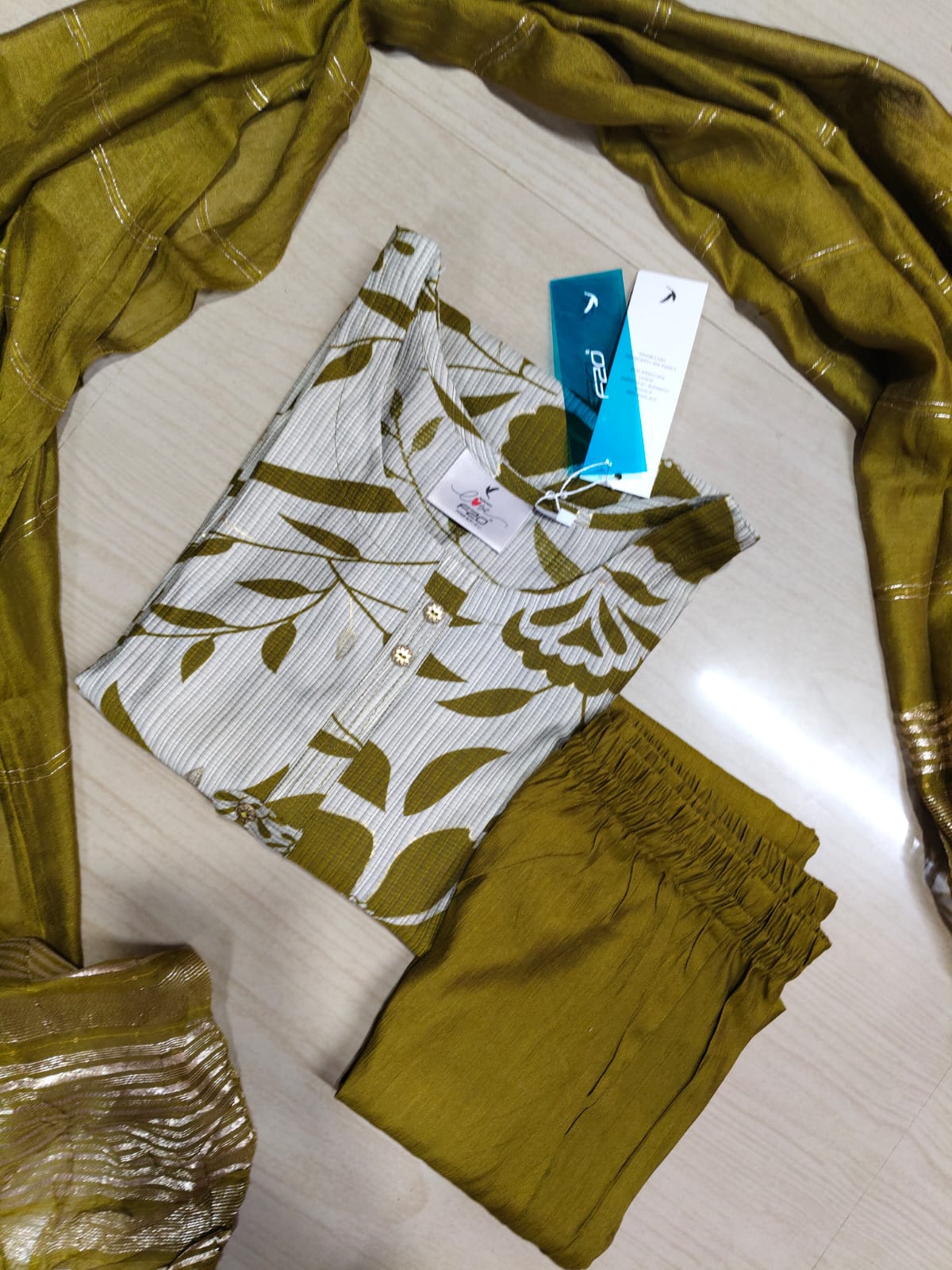 Premium Shiny Vetican Silk Kurti - SVK35