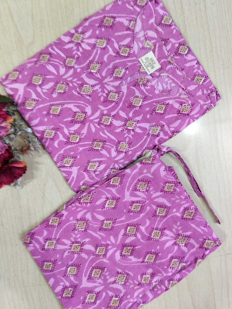 Cotton  Co-ord Sets ( night suits )  NSC135