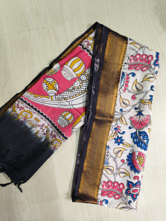 Kalamkari Pure Cotton Duppatas KCD35