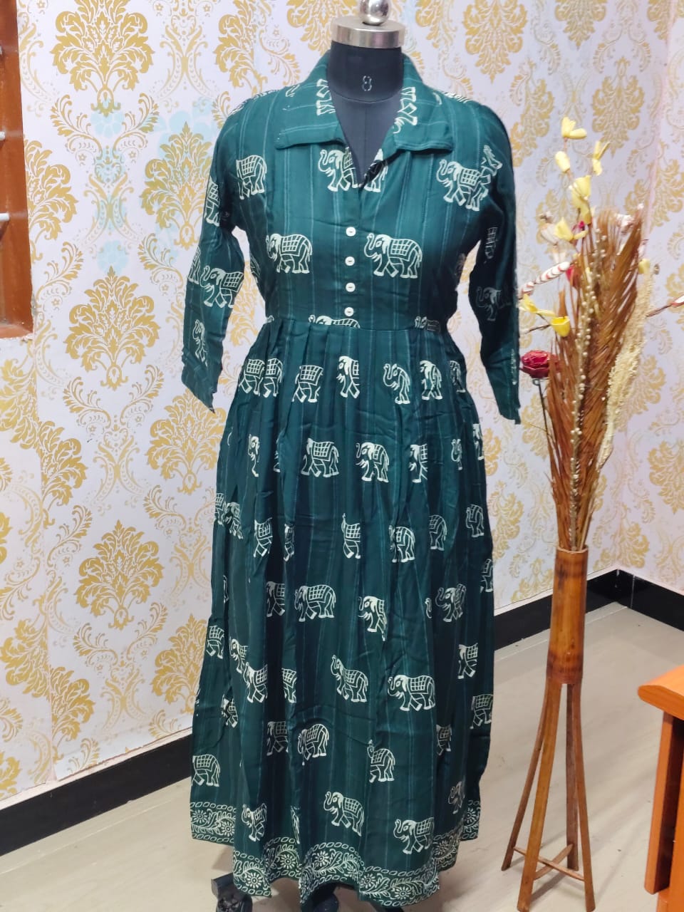 Premium Muslin Frock  CFF136