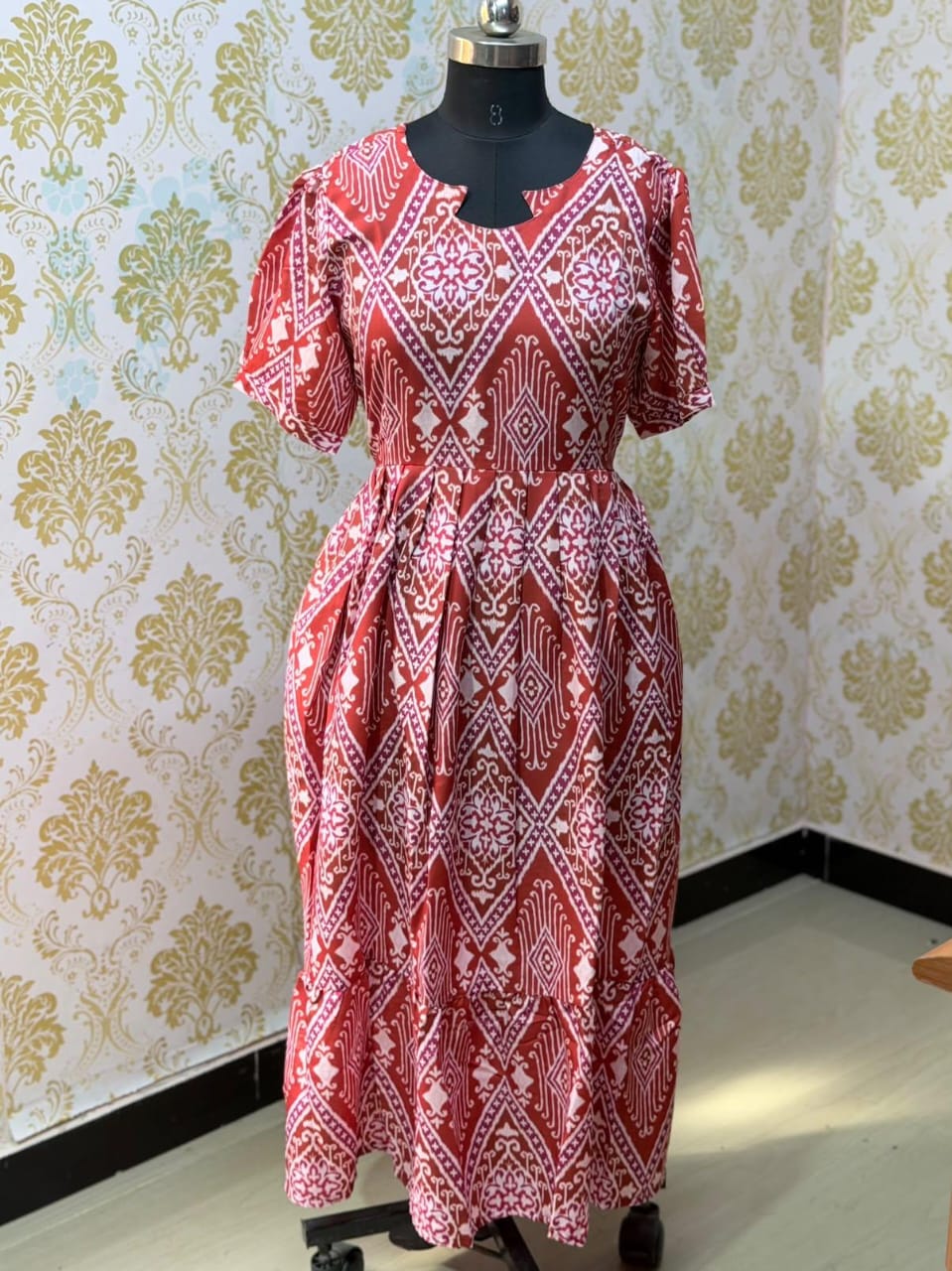 Premium Cotton Frock - CFF236