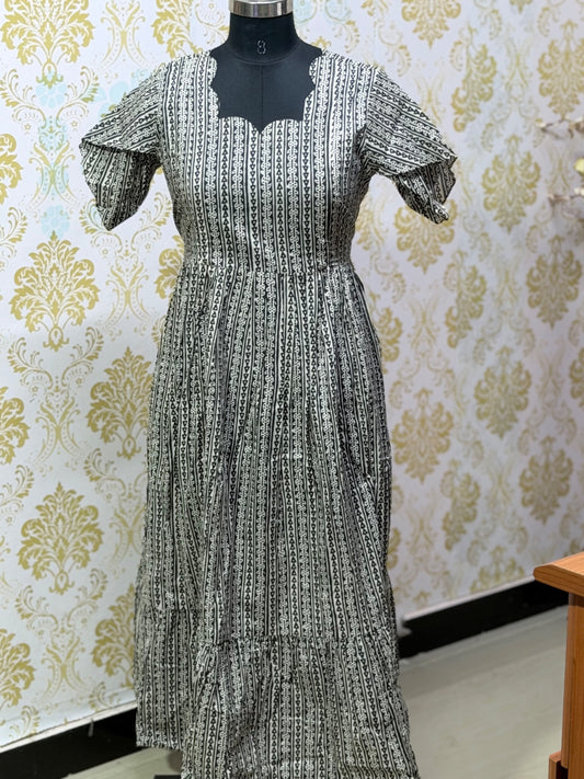 cotton Feeding Frock GEF34