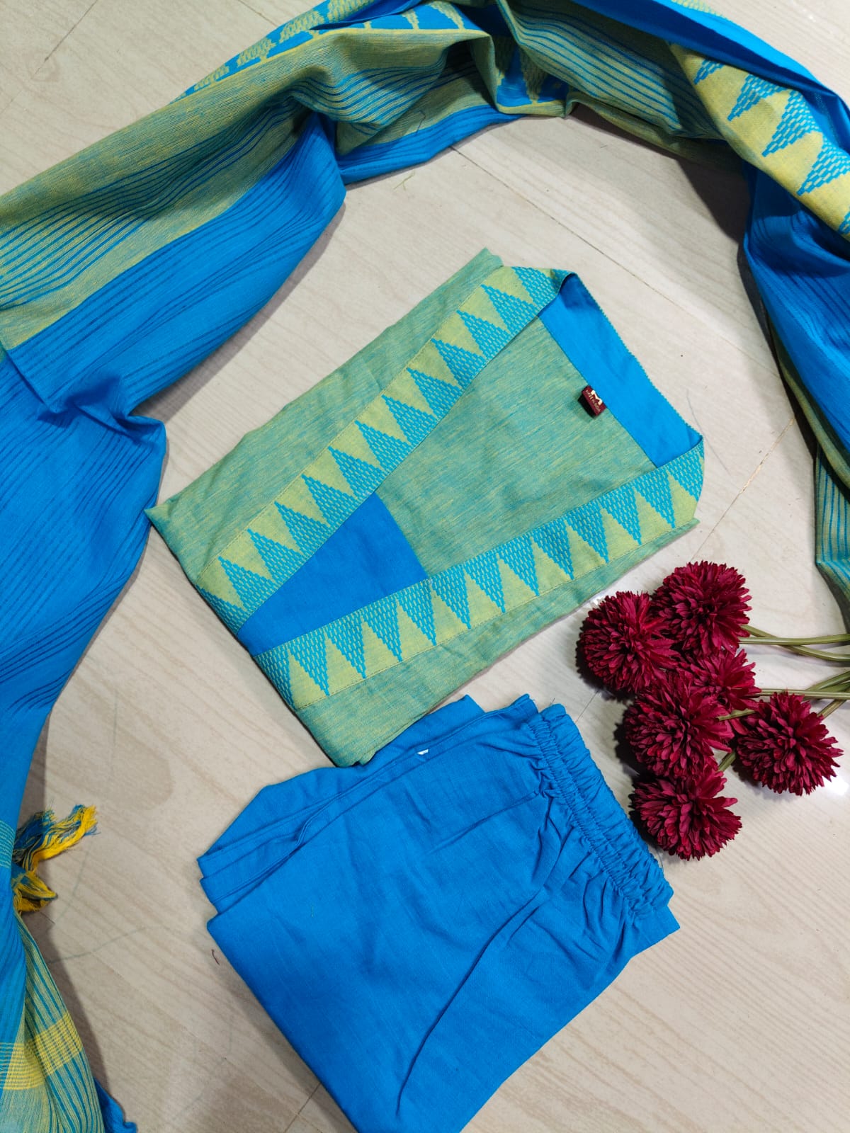 Petals Dupatta Sets  FDS237
