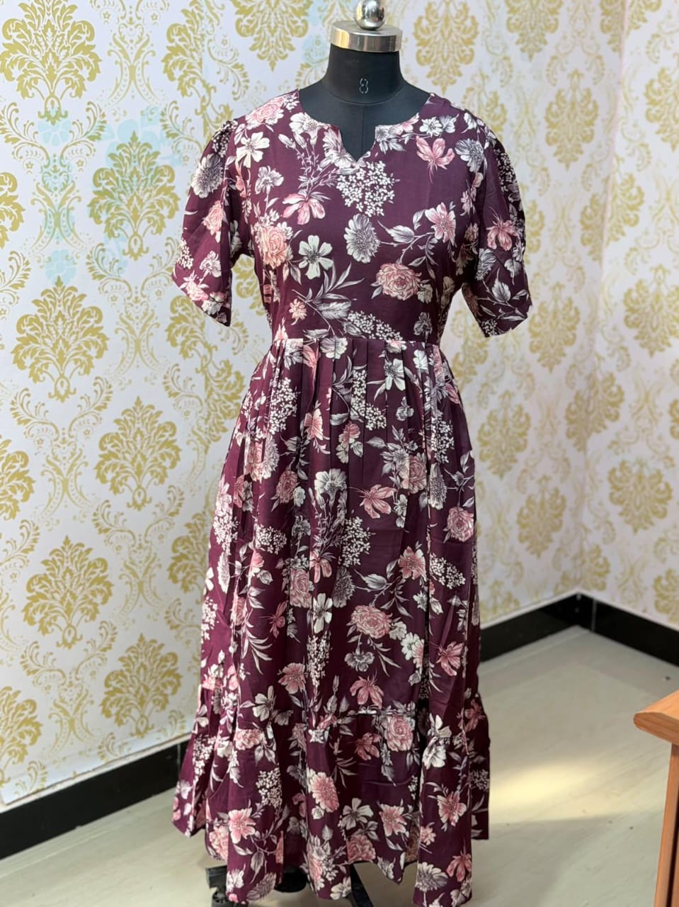 Premium Cotton Frock - CFF237
