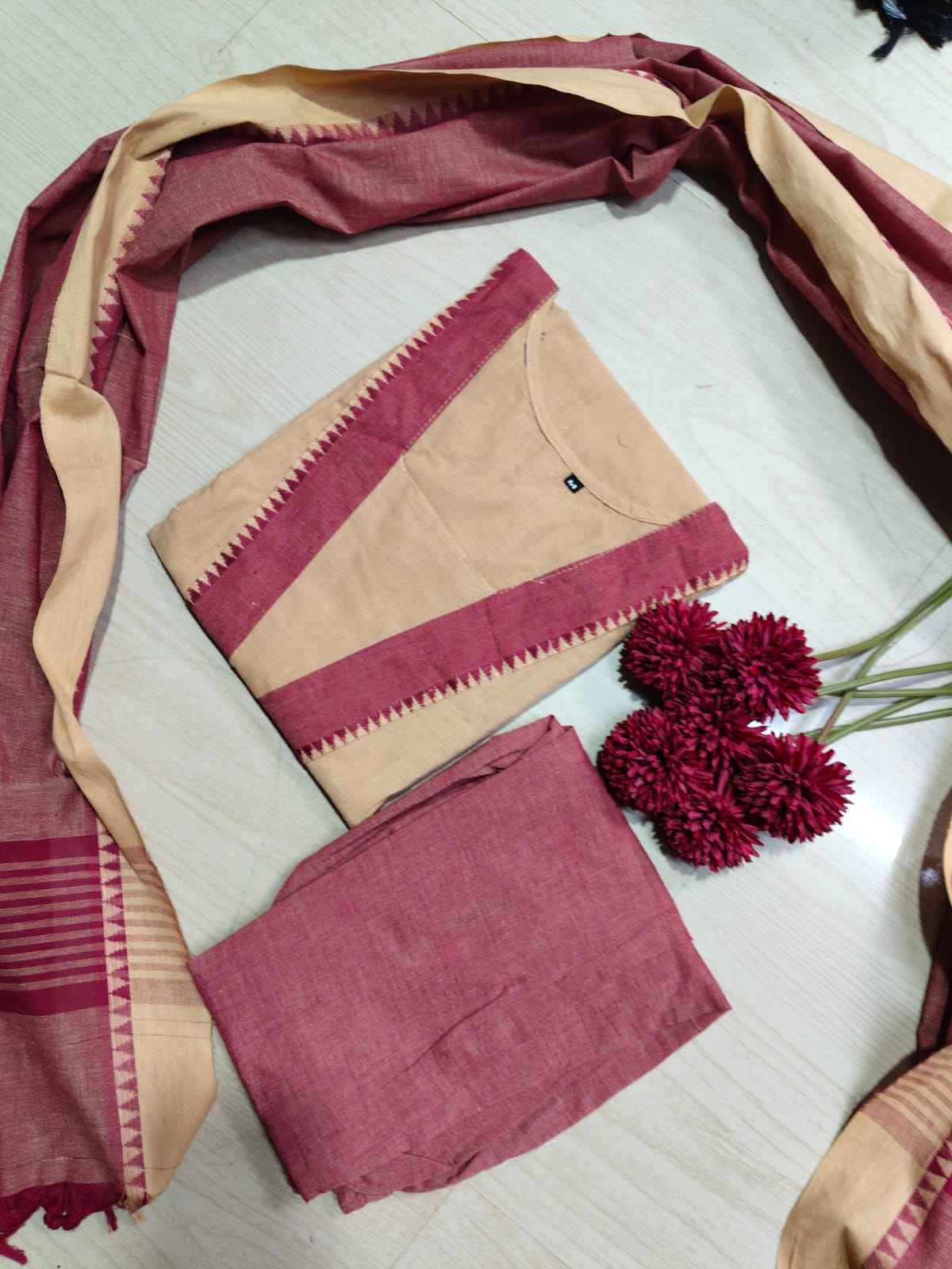 Petals Dupatta Sets  FDS238