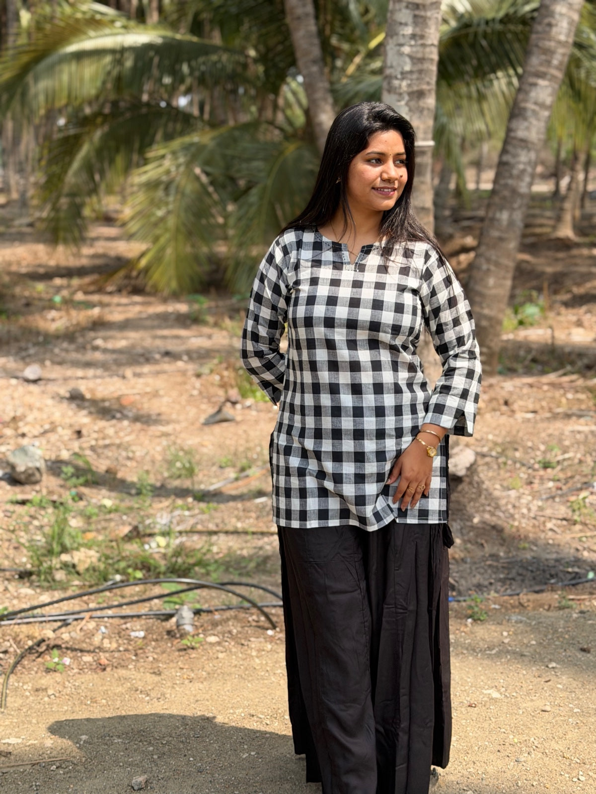Short Kurthi With Rayon Palazzo  SKP32