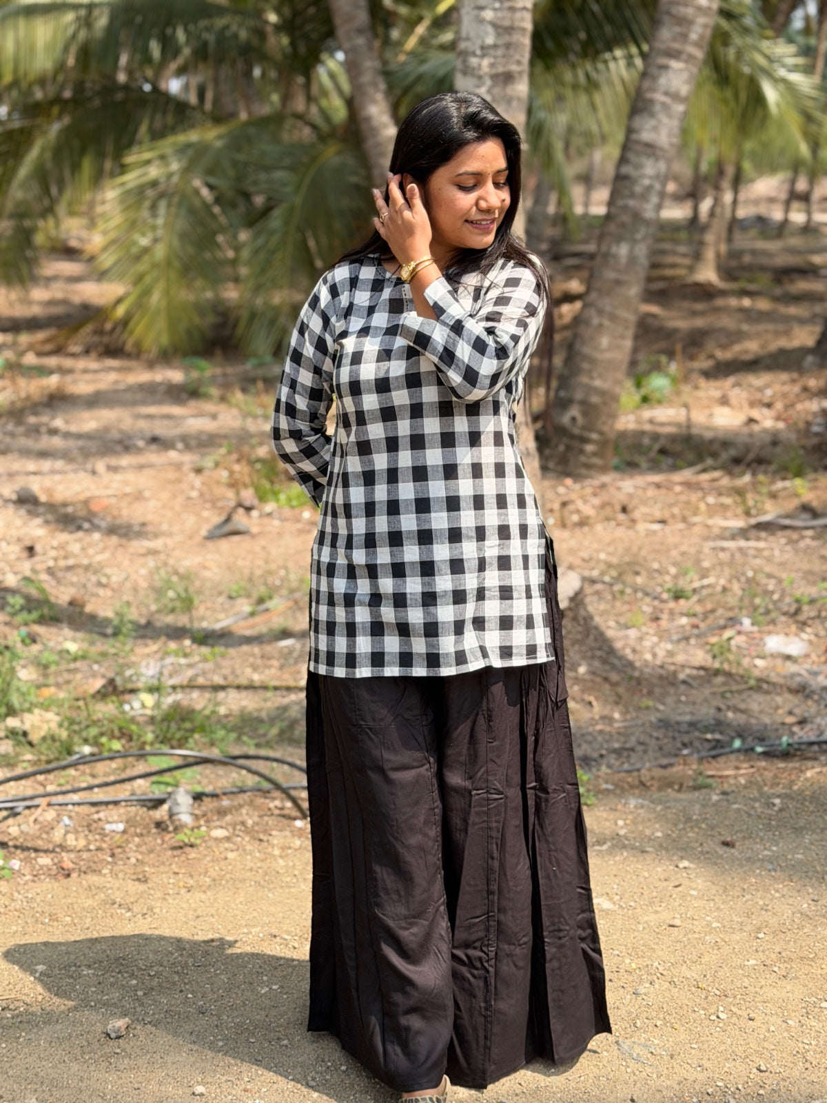 Short Kurthi With Rayon Palazzo  SKP32