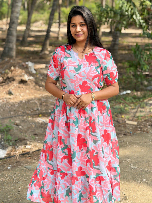 Georgette Feeding Frock FF03