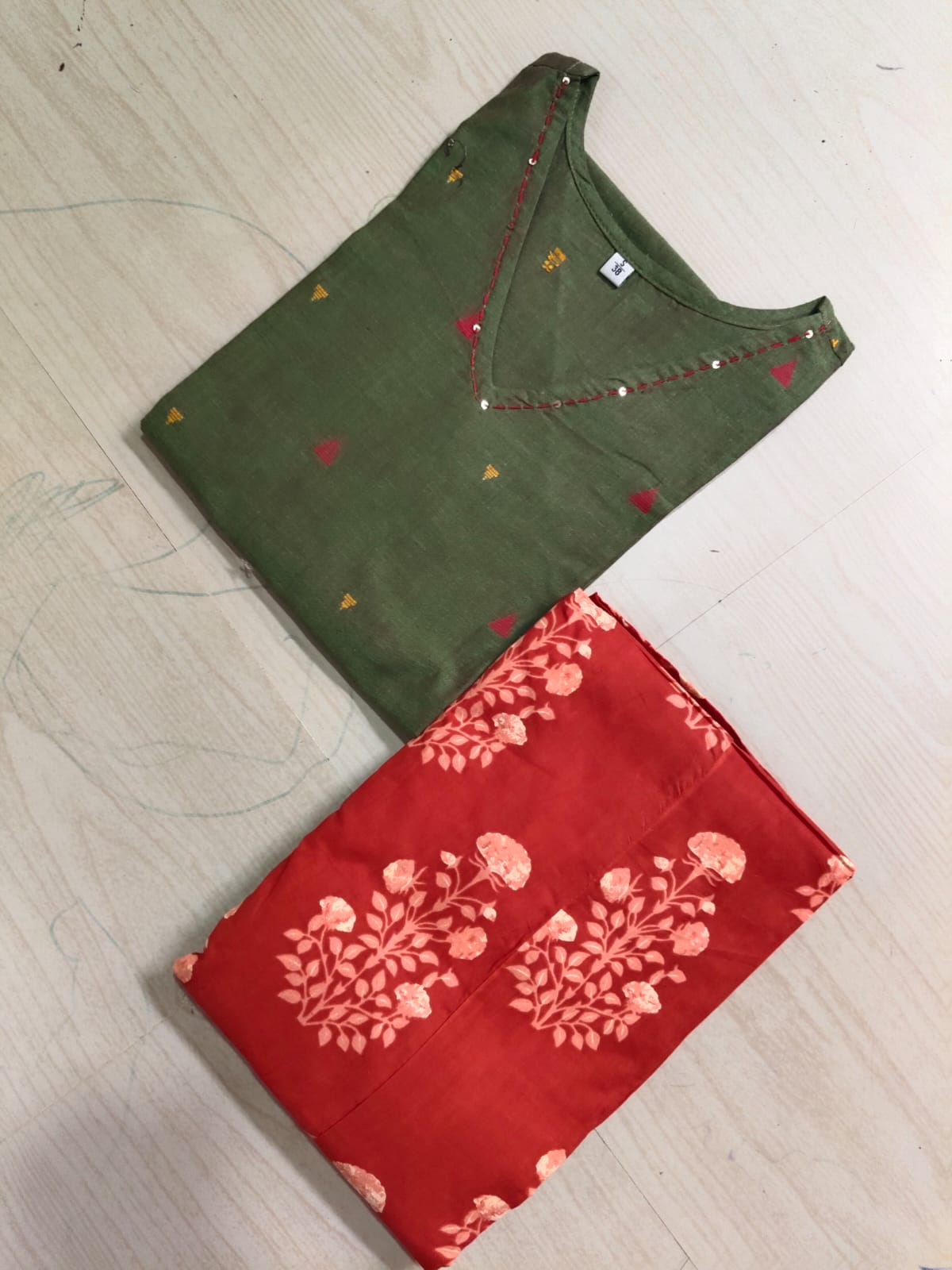 Short Kurthi With Palazzo  SKP01