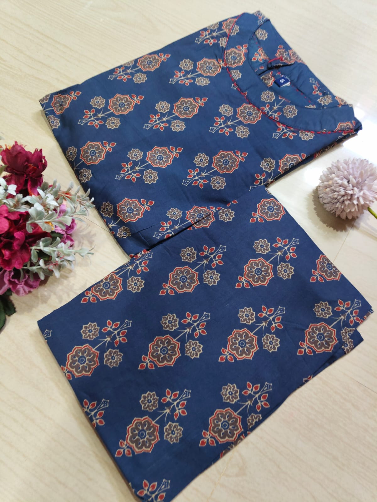 Cotton Kurti With Phant  CKP03