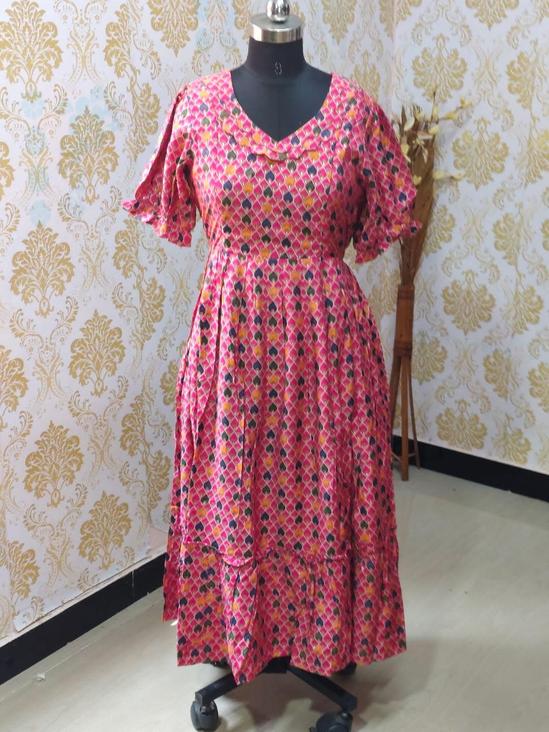 Muslin Feeding Frock GEF41