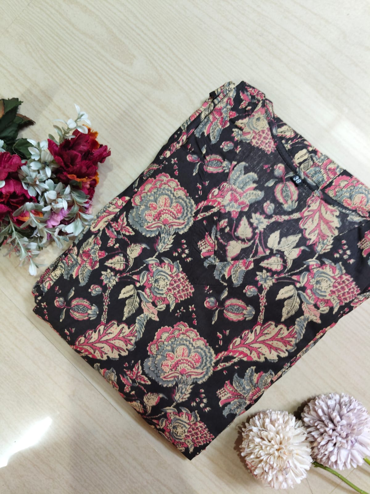 Cotton Floral Frock - CFF40