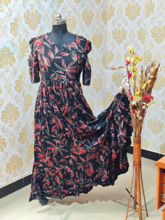 Premium Rayon Feeding Frock  IFF41