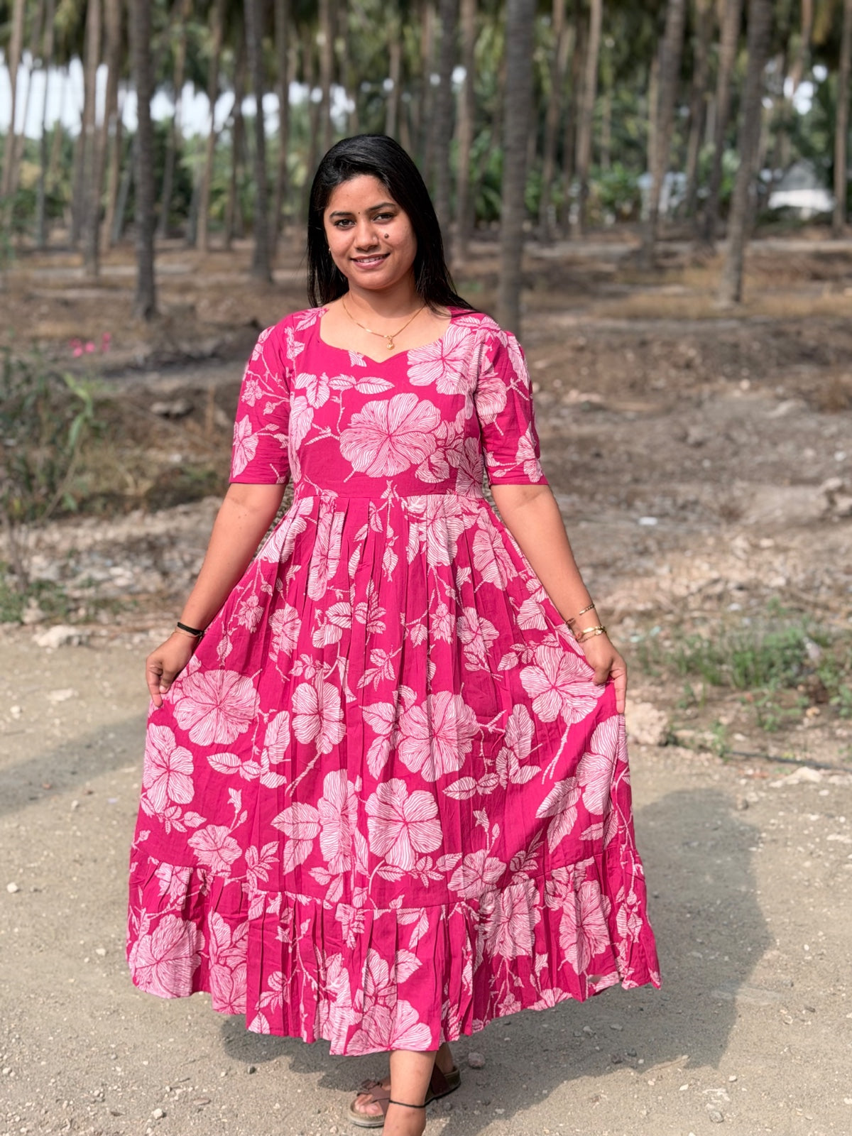 Cotton Feeding Frock GEF43