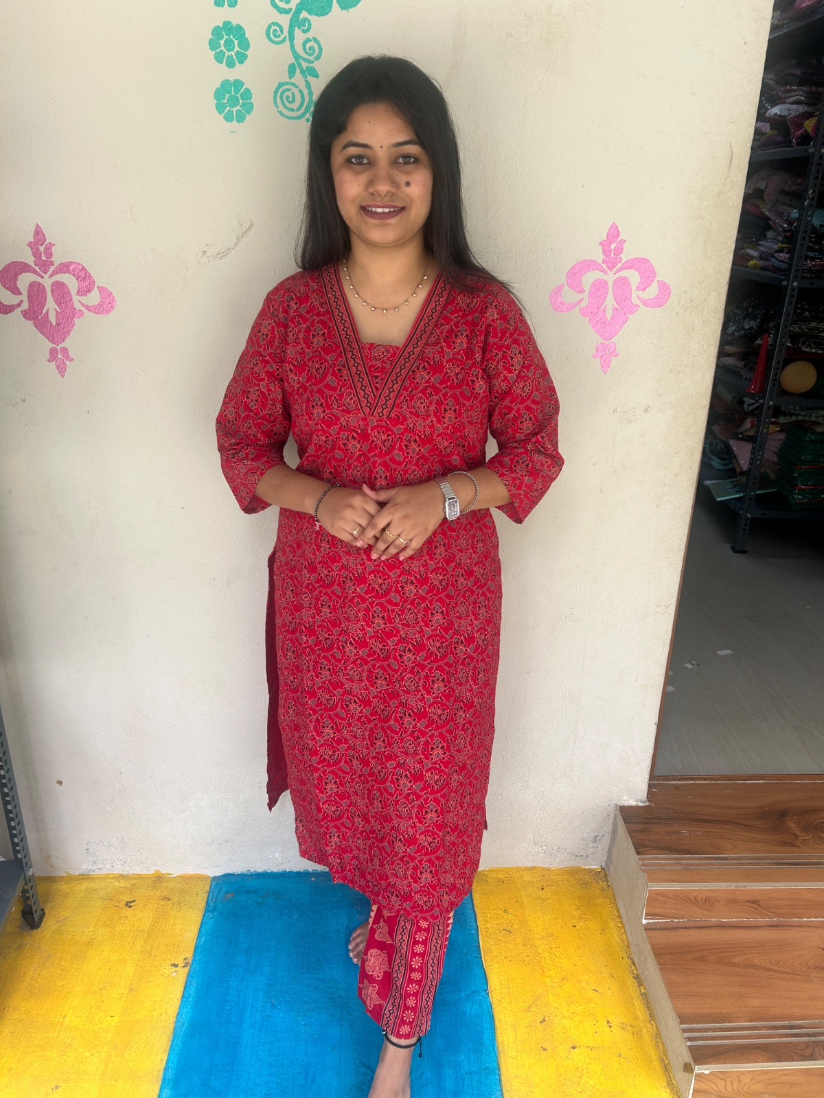 Cotton Kurti With Phant  CKP21