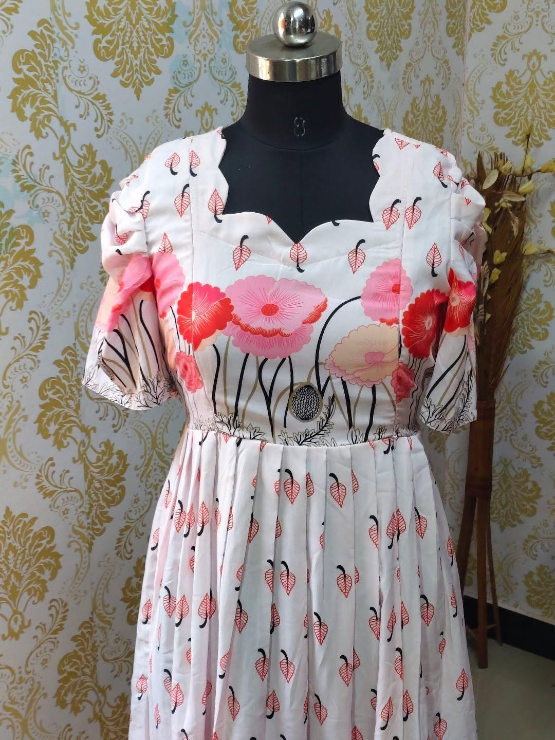 Cotton Feeding Frock GEF44