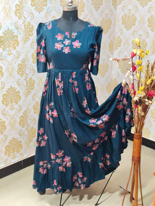 Premium Rayon Feeding Frock  IFF46
