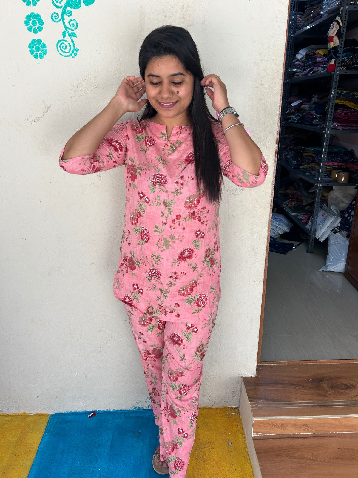 Cotton  Co-ord Sets ( night suits )  NSC146