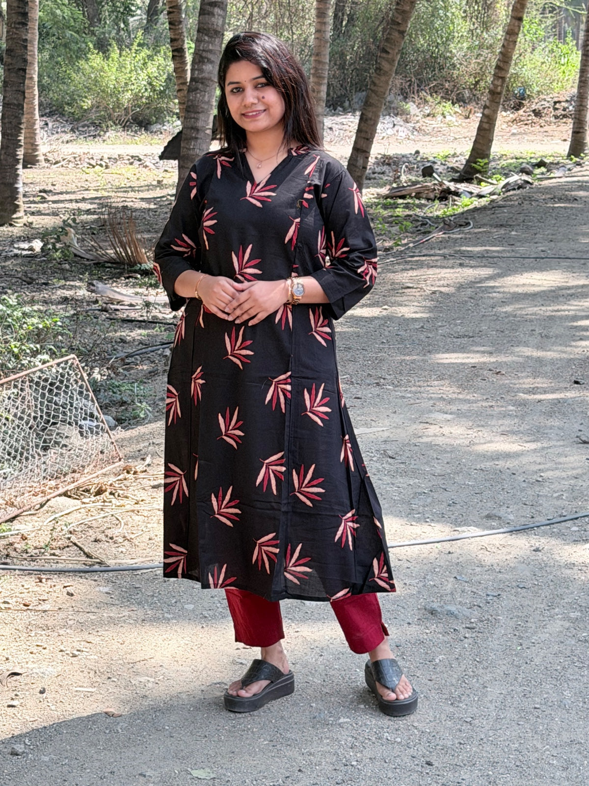 A  Line Cotton Kurti  AL48
