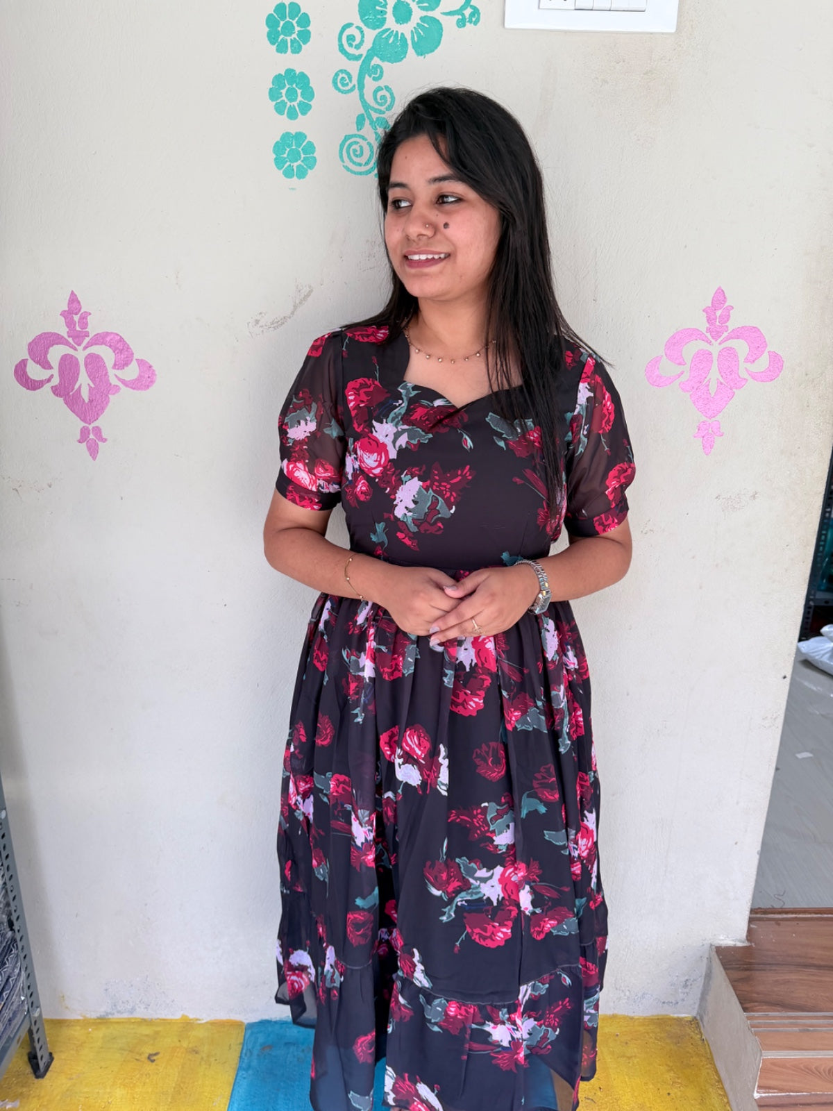 Georgette Feeding Frock GEF04