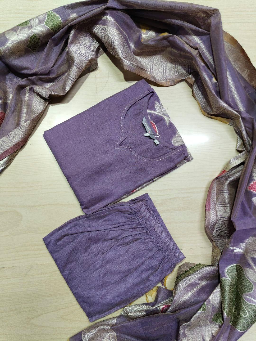 Premium Jamdani Kurti  Set EW87