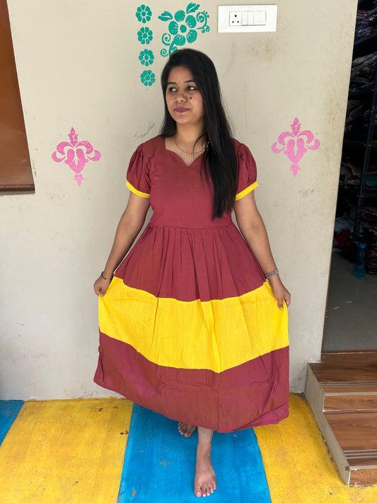 Raw Silk Frock RF04