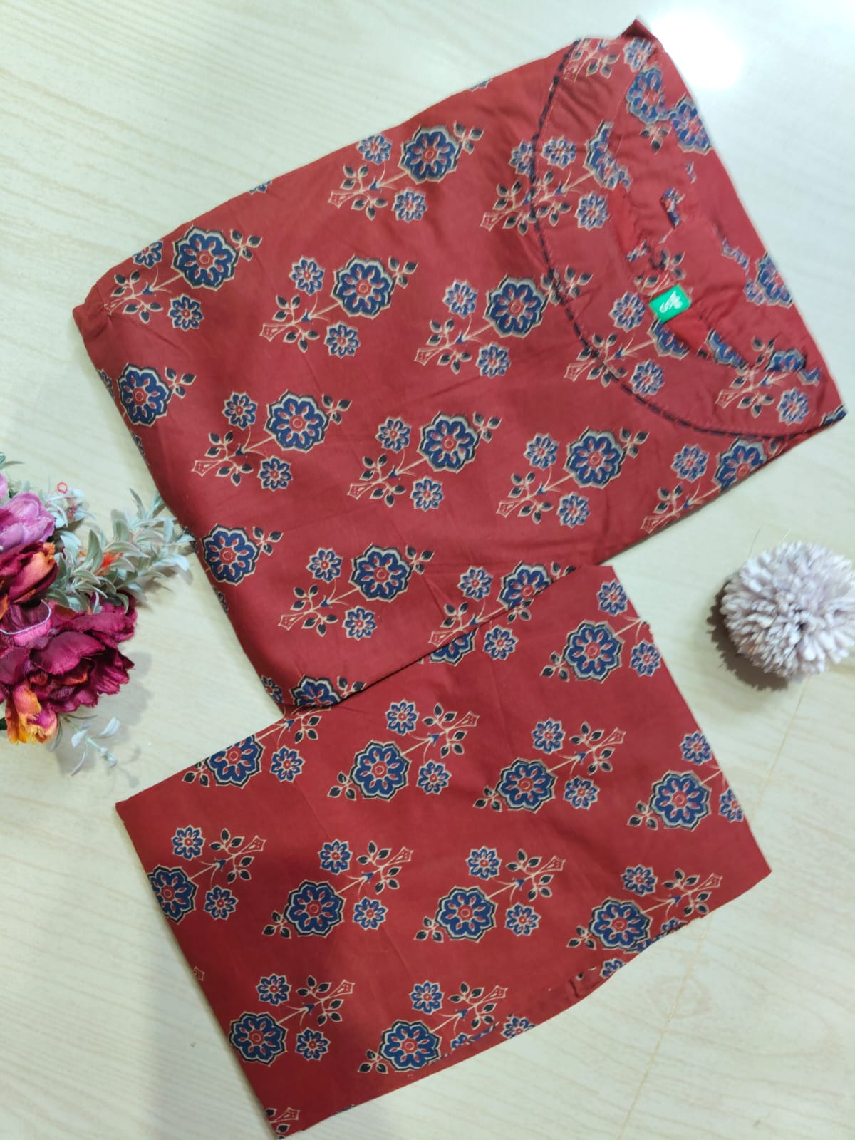 Cotton Kurti With Phant  CKP04