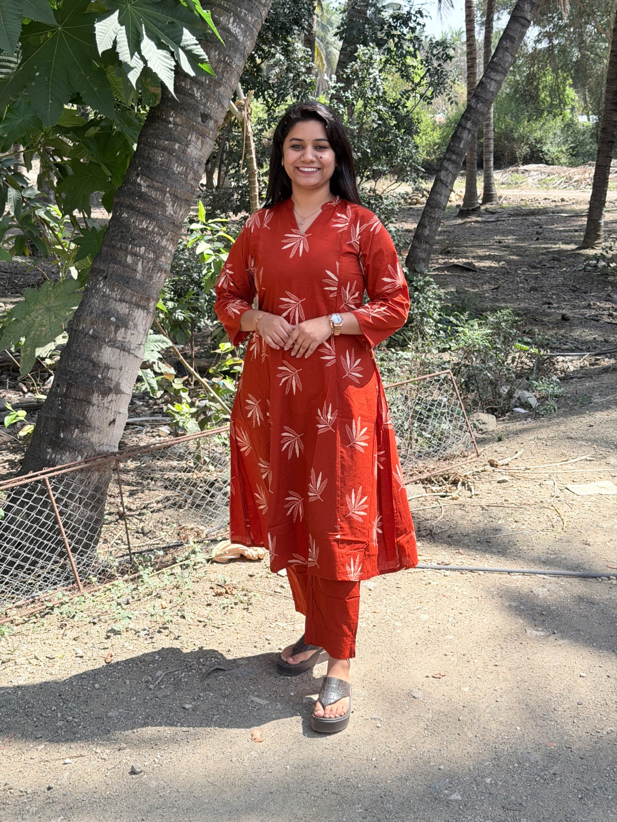 A  Line Cotton Kurti  AL50
