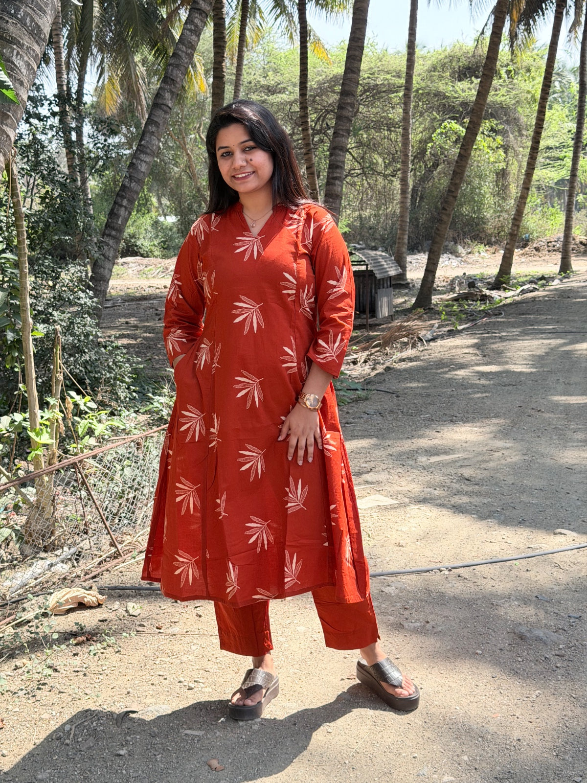 A  Line Cotton Kurti  AL50