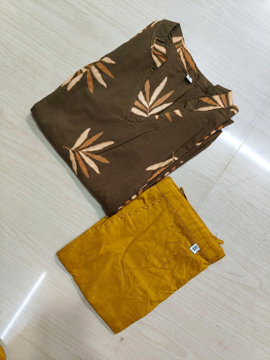 A  Line Cotton Kurti  AL52