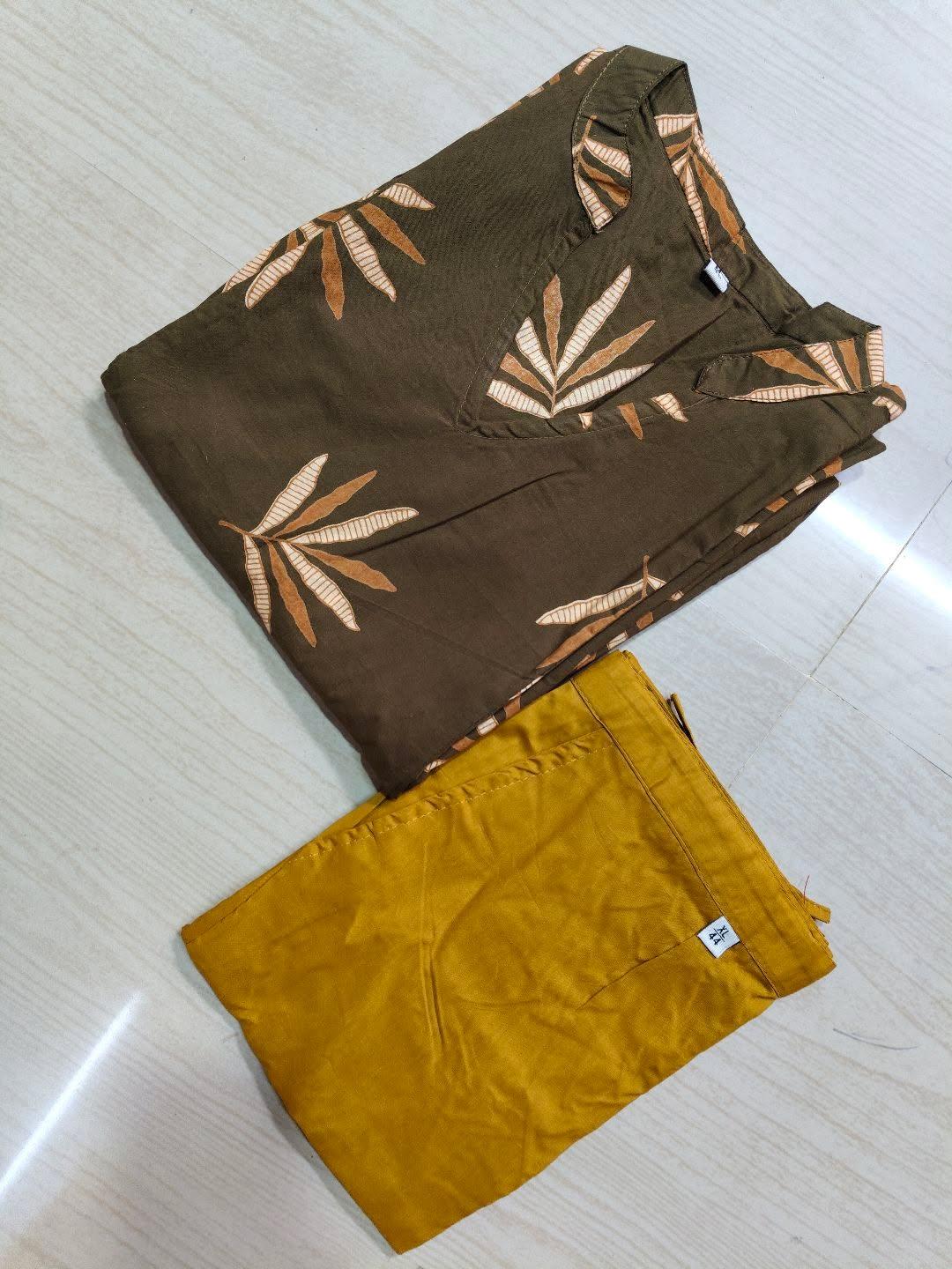 A  Line Cotton Kurti  AL52