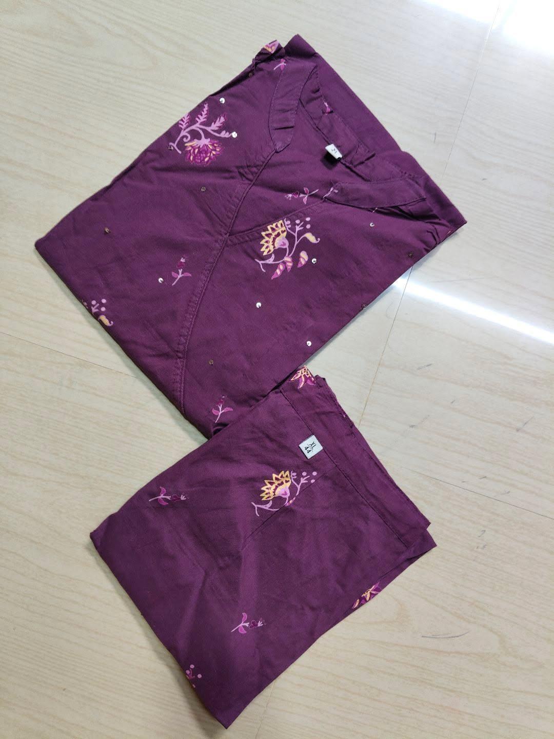 A  Line Cotton Kurti  AL55