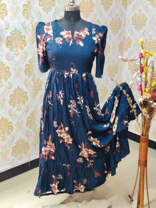 Premium Rayon Feeding Frock  IFF56