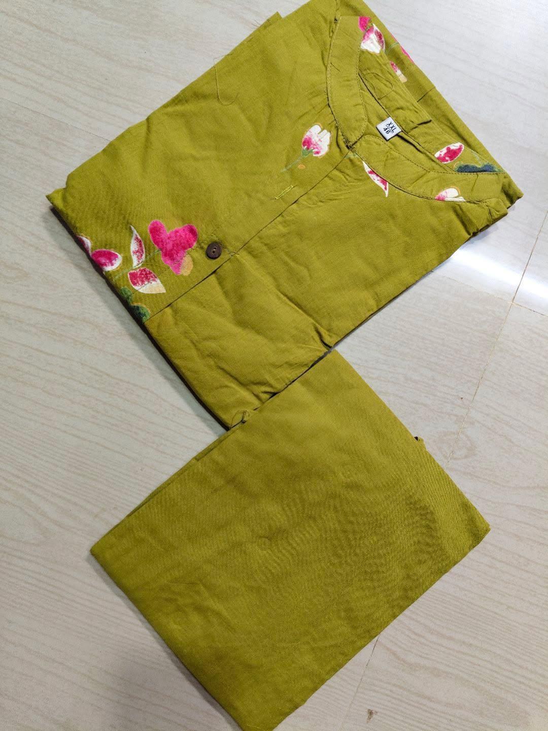A  Line Cotton Kurti  AL56