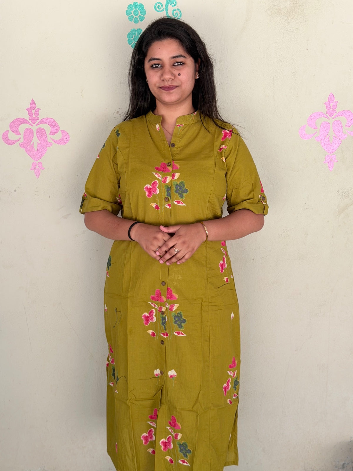 A  Line Cotton Kurti  AL56