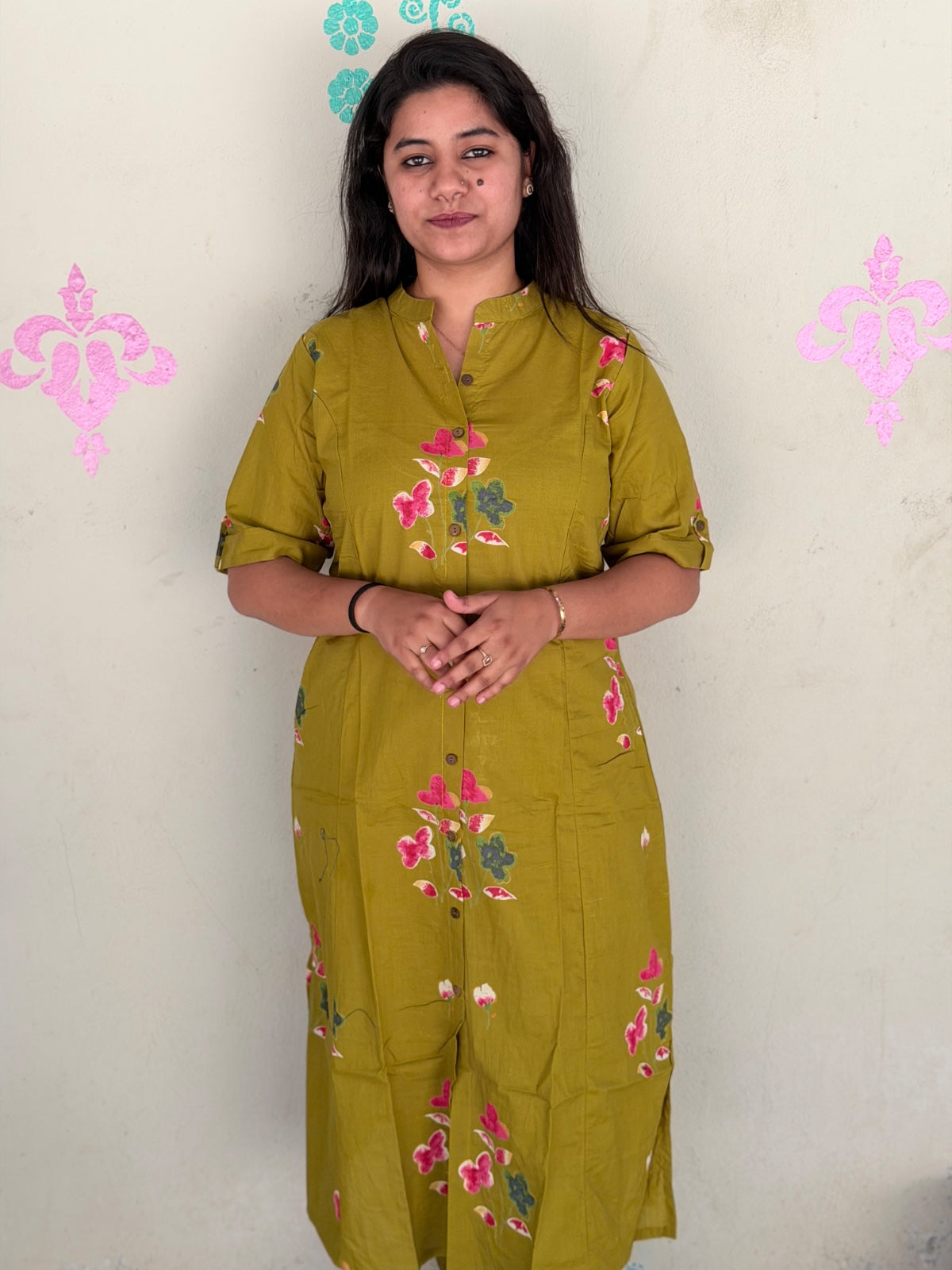 A  Line Cotton Kurti  AL56